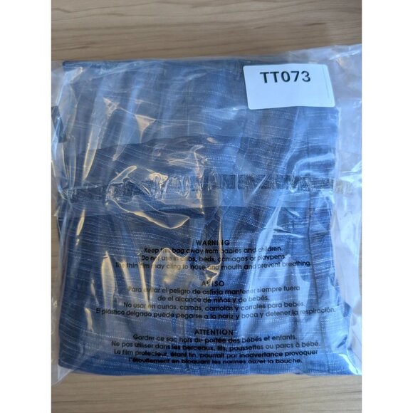 Athleta Womens 2 Striped Cabo Blue Linen Shorts Elastic Waist Drawstring Running - Picture 9 of 9